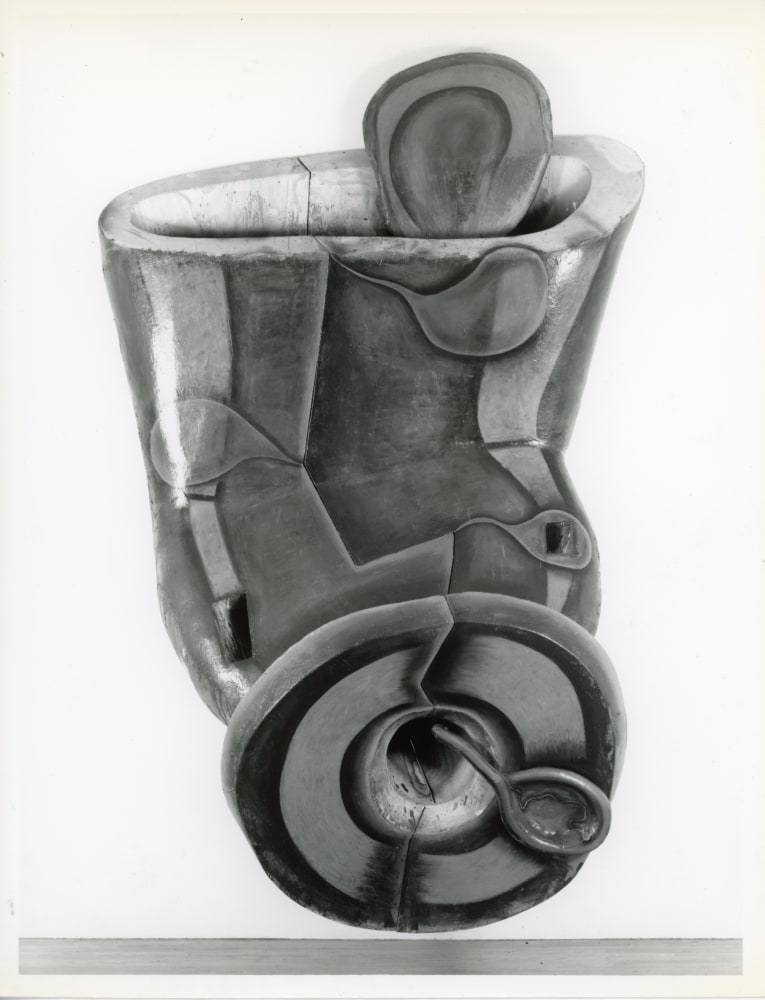 Elizabeth Murray &quot;Wonderful World&quot; 1988 Oil on canvas 123&quot; x 87&quot; x 40&quot;