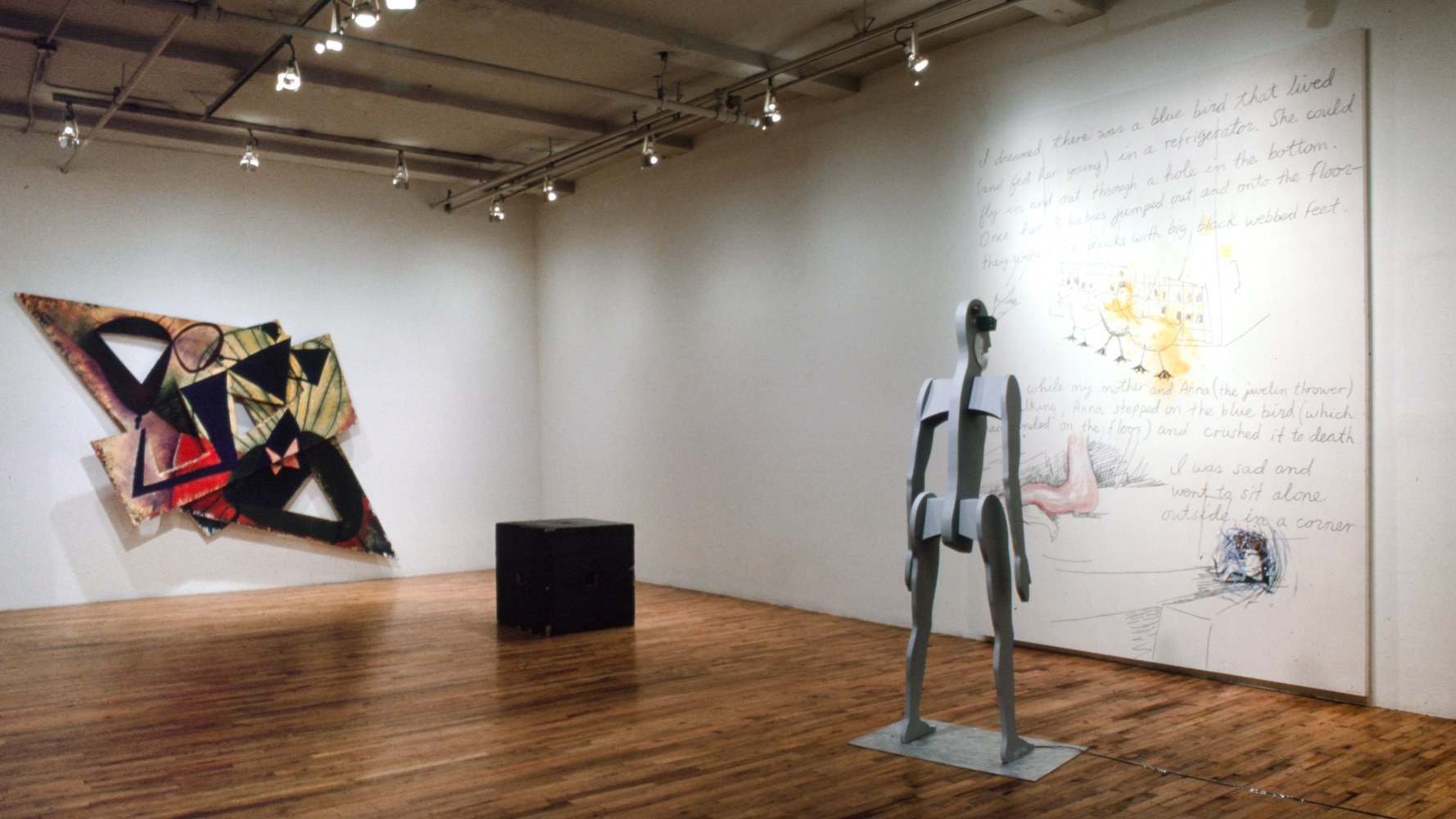 Installation view, Group Exhibition, Paula Cooper Gallery, 155 Wooster Street, New York, February 2 - March 2, 1985. Photo: Geoffrey Clements.