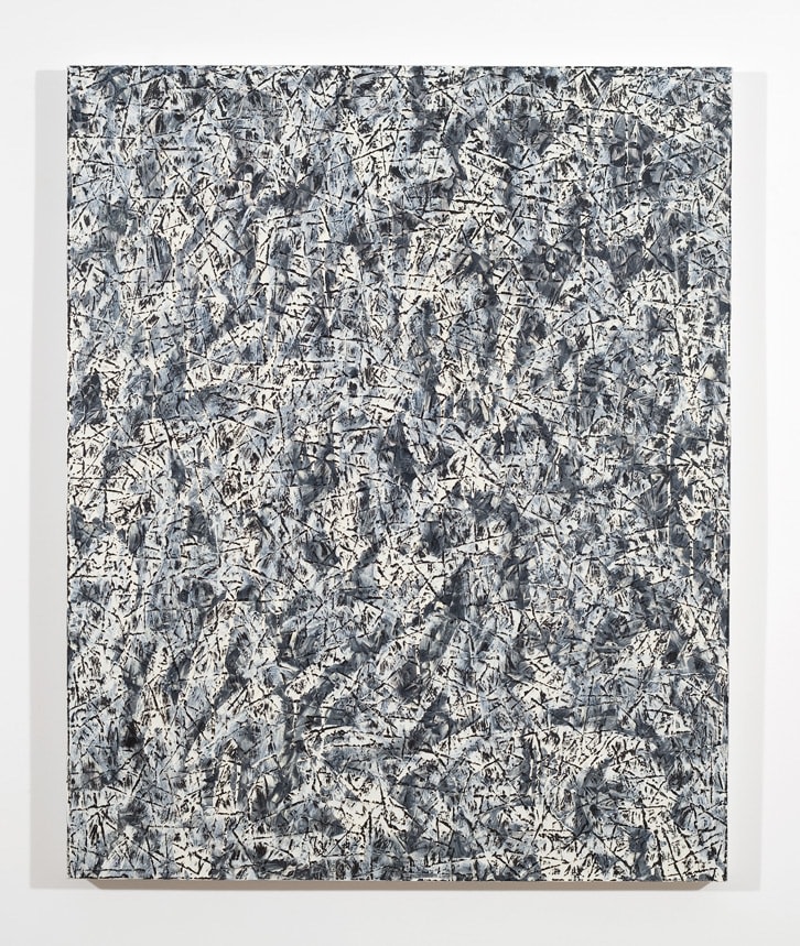 Julian Lethbridge "Untitled" 2008 Oil and oil stick on linen 48 x 39 in.