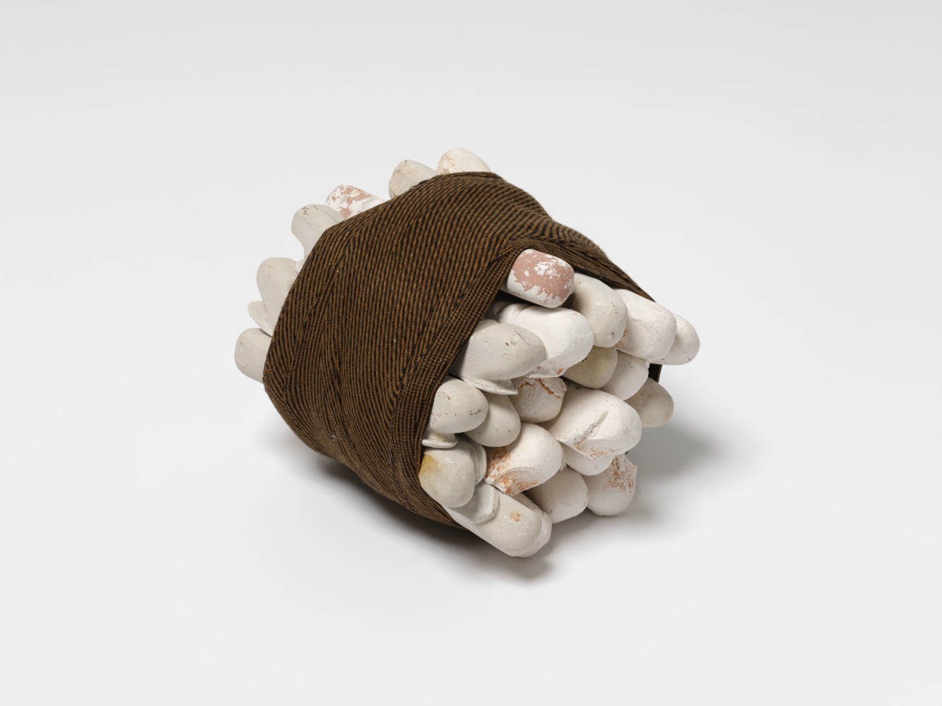 Veronica Ryan Remnant Cloth, 2022 hydrocal, fabric 7 x 6 1/2 x 8 in. (17.8 x 16.5 x 20.3 cm)