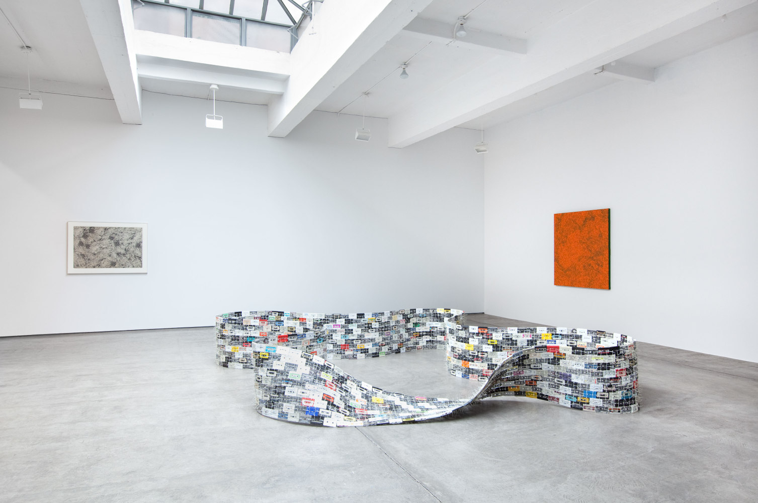Installation view, Bruce Conner, Yayoi Kusama, Christian Marclay, Accumulations, November 5 – December 23, 2011
