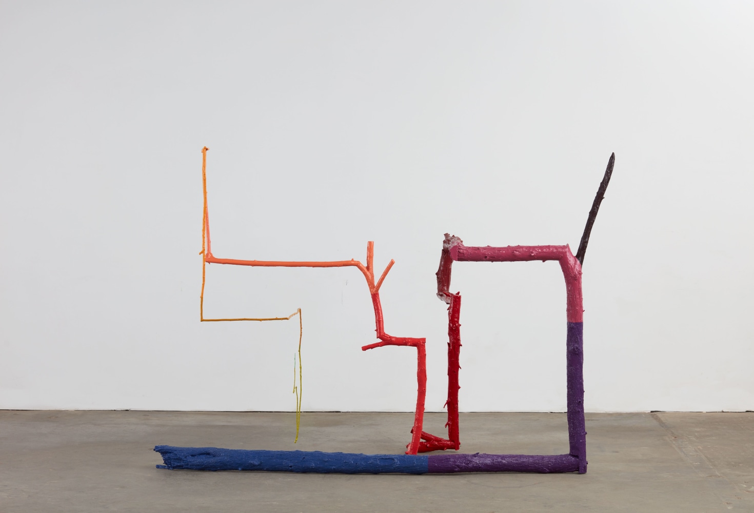 Late Afternoon, (detail) 2017 bronze, oil, enamel 64 1/4 x 92 1/2 x 58 1/2 in. (163.2 x 235 x 148.6 cm)