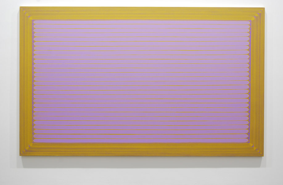 Dan Walsh "Violet Painting" 2008 Acrylic on canvas 55 x 90 in.