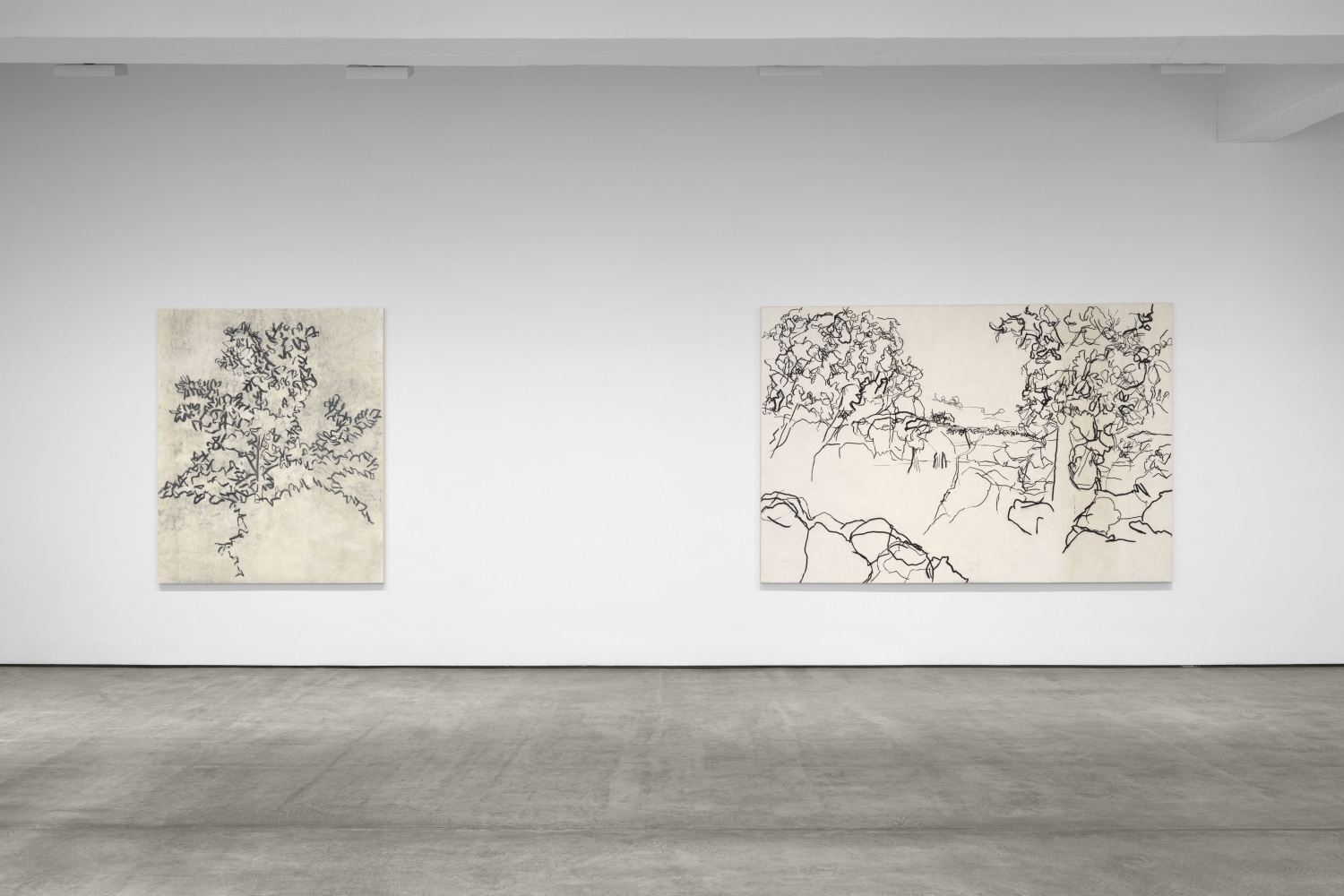Installation view, Beatrice Caracciolo: The Parable of the Blind, Paula Cooper Gallery, New York, February 17 – March 23, 2024. © Beatrice Caracciolo. Courtesy Paula Cooper Gallery, New York. Photo: Steven Probert