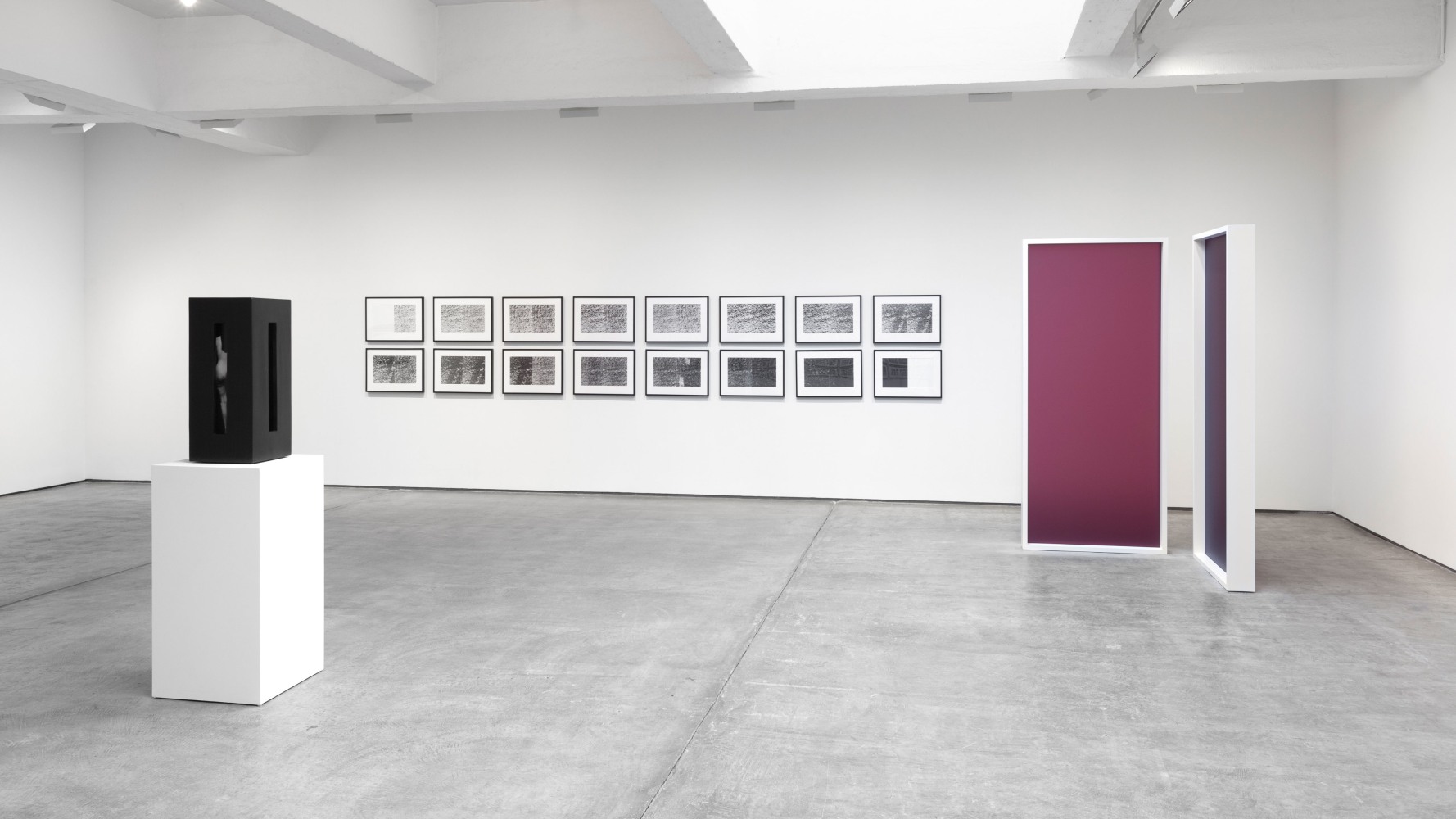 Installation view, Sol LeWitt and Liz Deschenes, September 8 – October 8, 2016