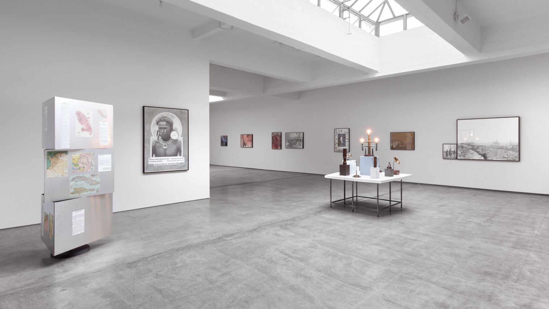 Installation view, Sam Durant, September 12 – October 18, 2014