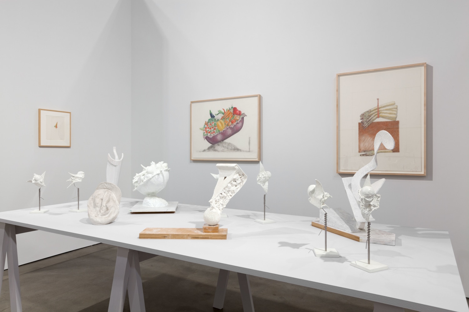 Installation view, Claes Oldenburg & Coosje van Bruggen, Things Around the House, November 7 – December 19, 2015