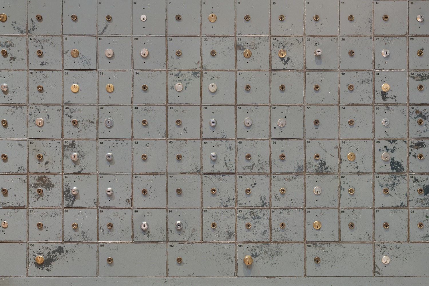 Carey Young Prison Key Storage, Ghent, Belgium, 2023 digital C-type color photograph frame: 36 5/8 x 50 3/4 x 1 3/4 in. (93 x 128.9 x 4.4 cm)