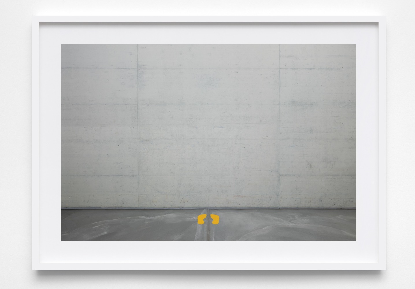 Carey Young Prison Corridor, Lenzburg, Switzerland, 2023 digital C-type color photograph frame: 36 5/8 x 50 3/4 x 1 3/4 in. (93 x 128.9 x 4.4 cm)