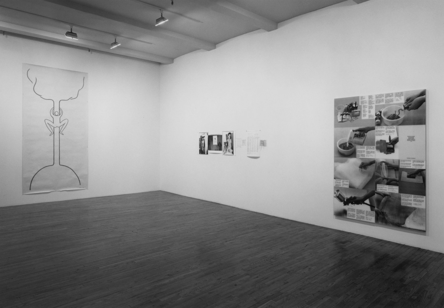 Installation view, Works on Paper, Paula Cooper Gallery, 155 Wooster Street, New York, February 26 - March 25, 1993. Photo: Geoffrey Clements.