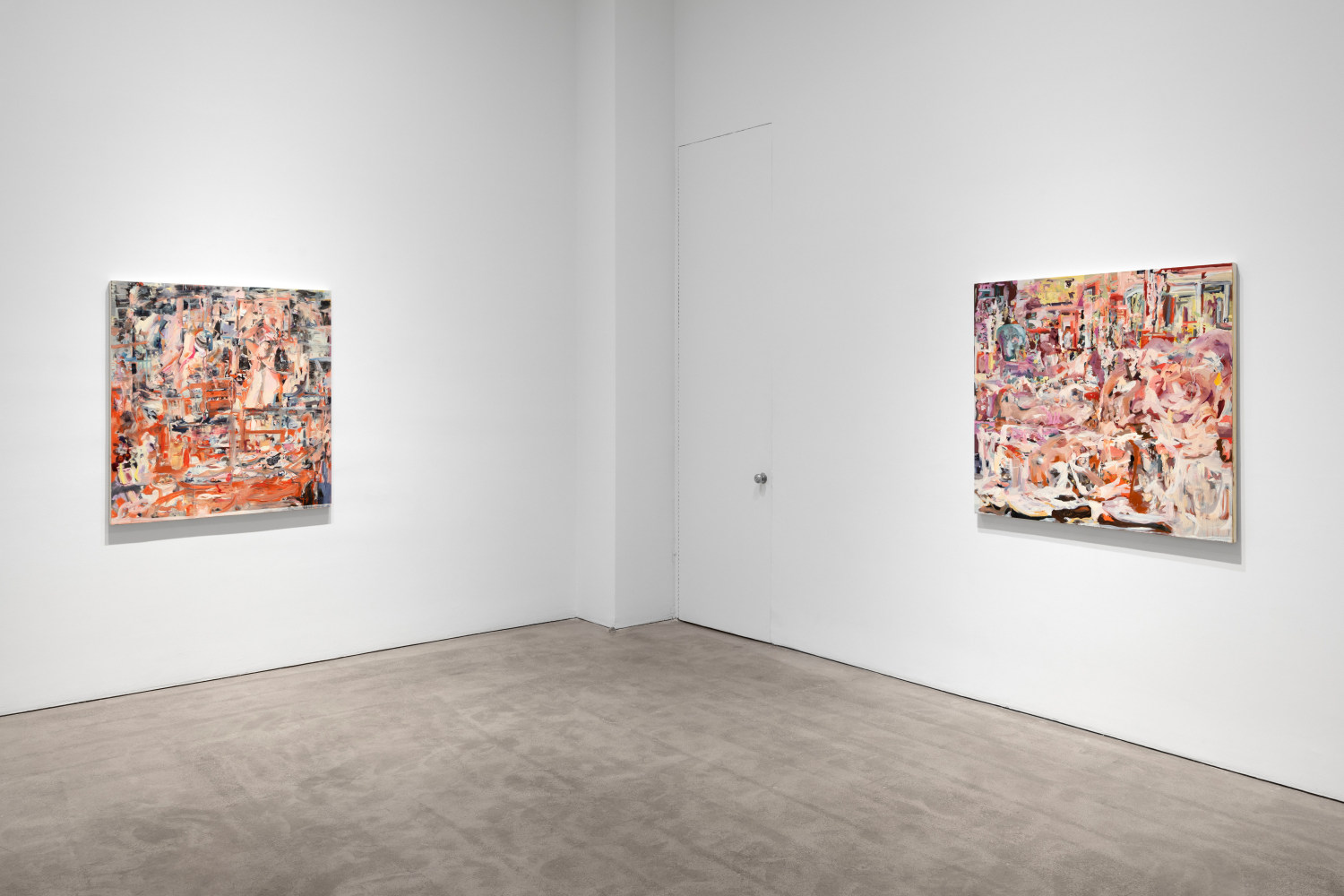 Installation view, Cecily Brown, October 15 – November 21, 2020