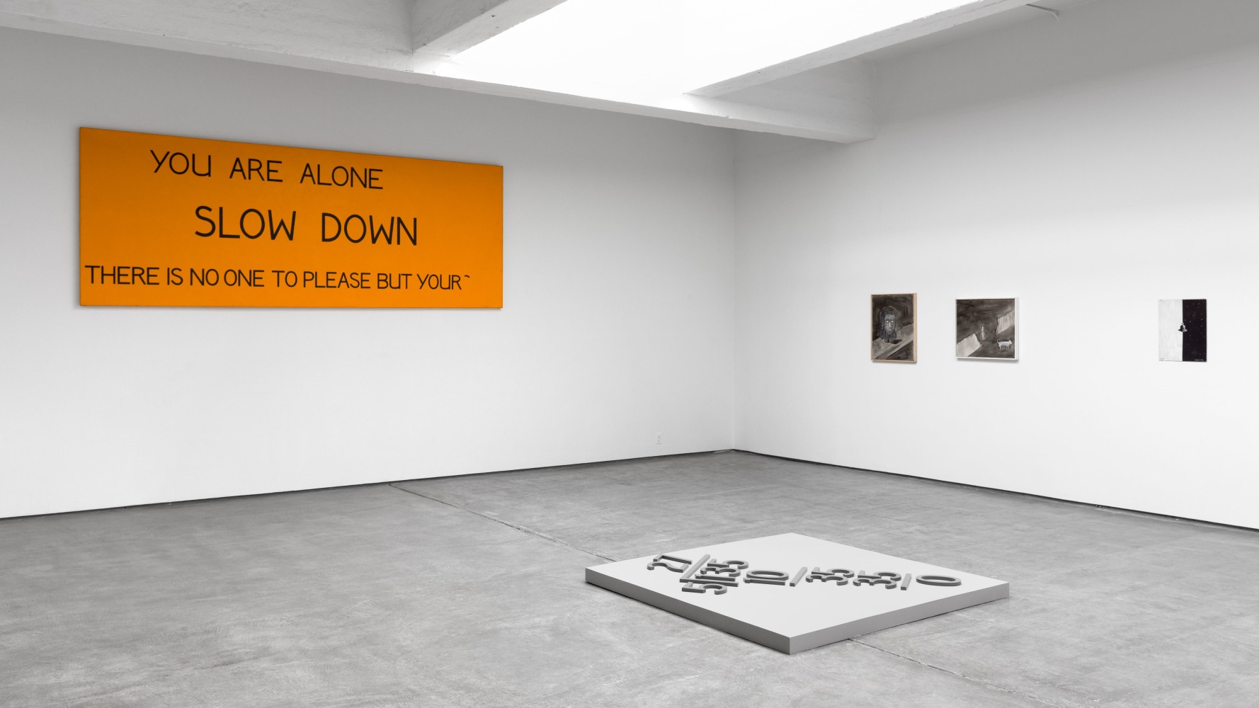 Installation view, Jonathan Borofsky, January 27 – February 13, 2016