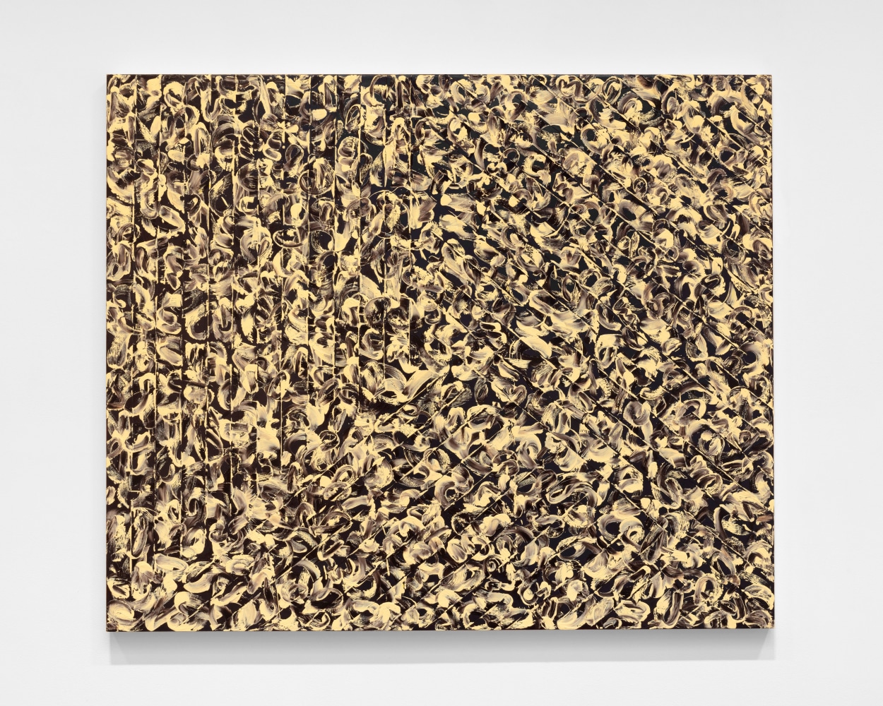 Julian Lethbridge Fulcrum #1, 2021 oil and pigment stick on linen 60 x 72 in. (152.4 x 182.9 cm)