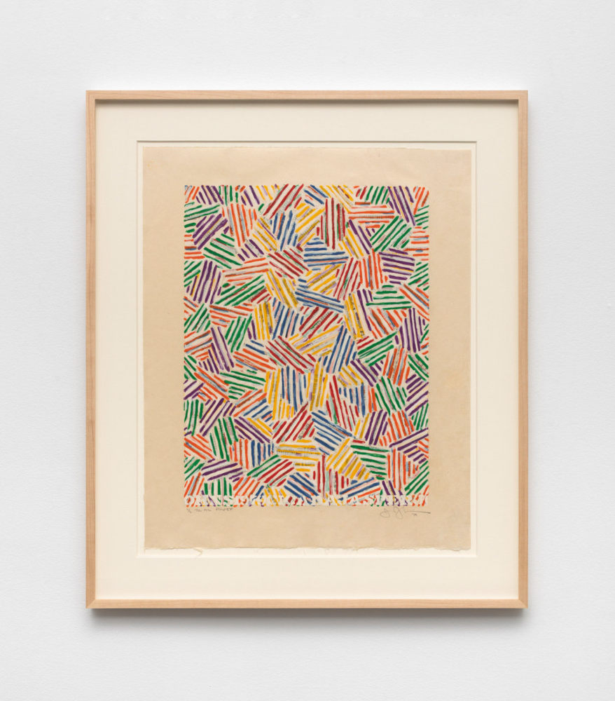 Jasper Johns &quot;Cicada&quot; 1979 Screenprint in 16 colors 22 1/4&quot; x 18 1/4&quot;