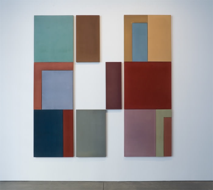 David Novros "Untitled" 1969 Oil on canvas 108 x 108 in.