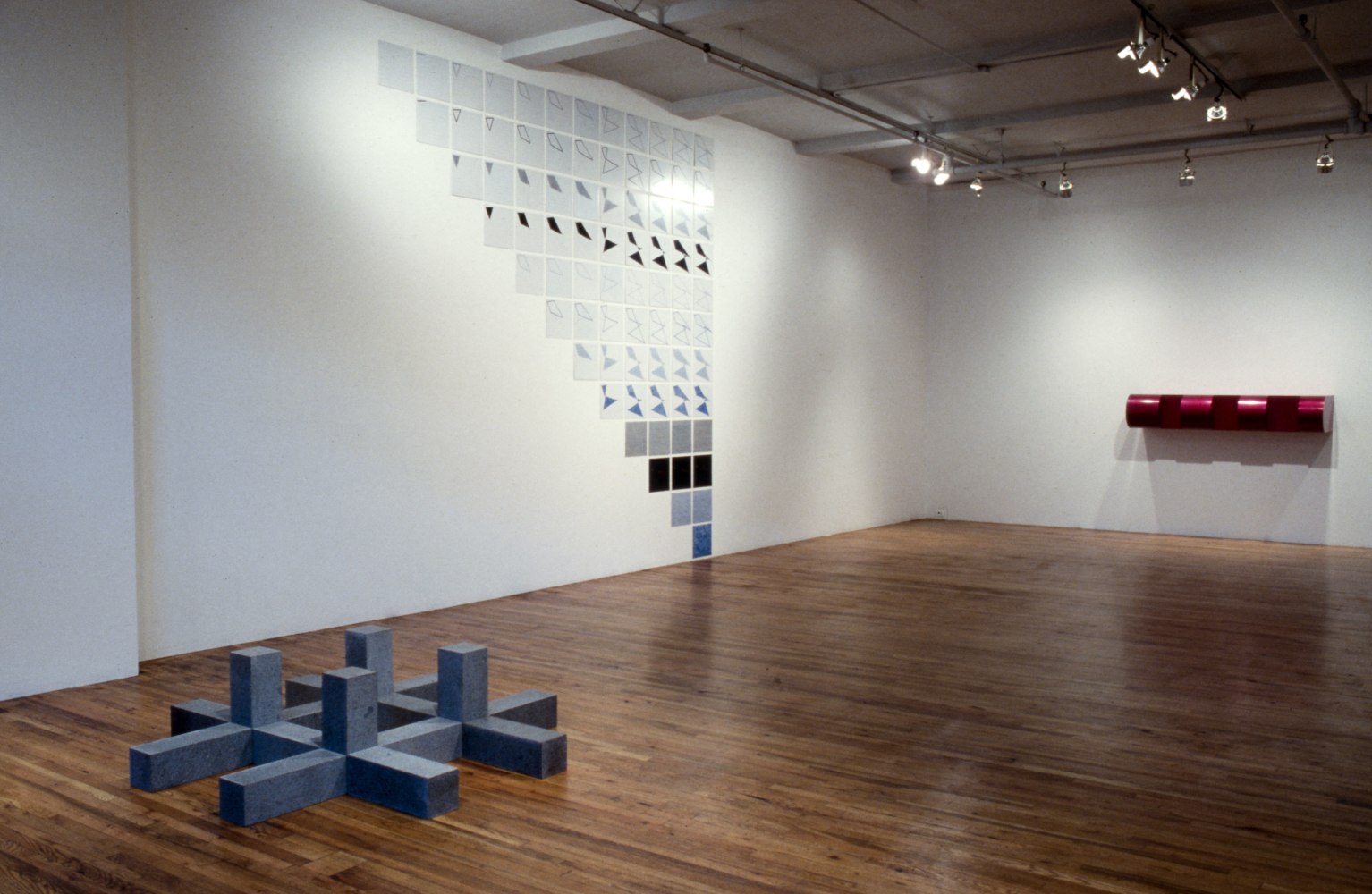 Installation view, Group Exhibition, Paula Cooper Gallery, 155 Wooster Street, New York, September 4-27, 1986. Photo: James Dee.