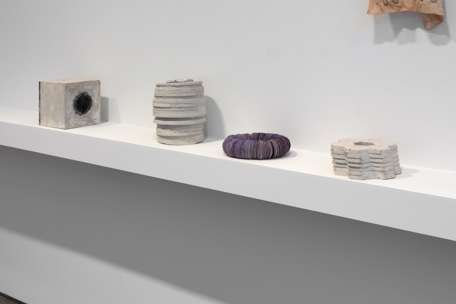 Installation view, Veronica Ryan, The Weather Inside, September 7 – October 19, 2019