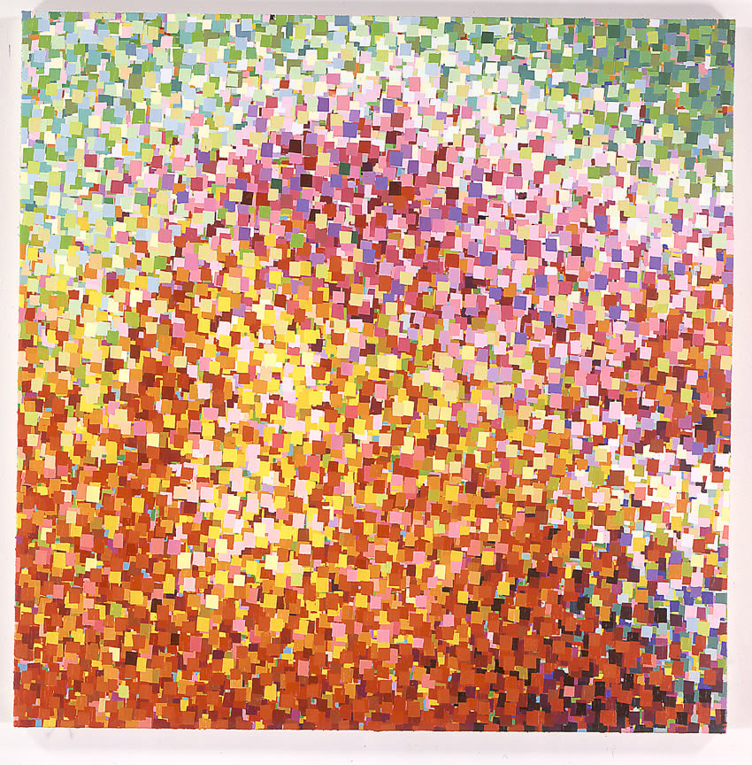 Wayne Gonzales &quot;Zapruder Frame 313 (cropped)&quot; 2001 Acrylic on canvas 50 x 50 in.