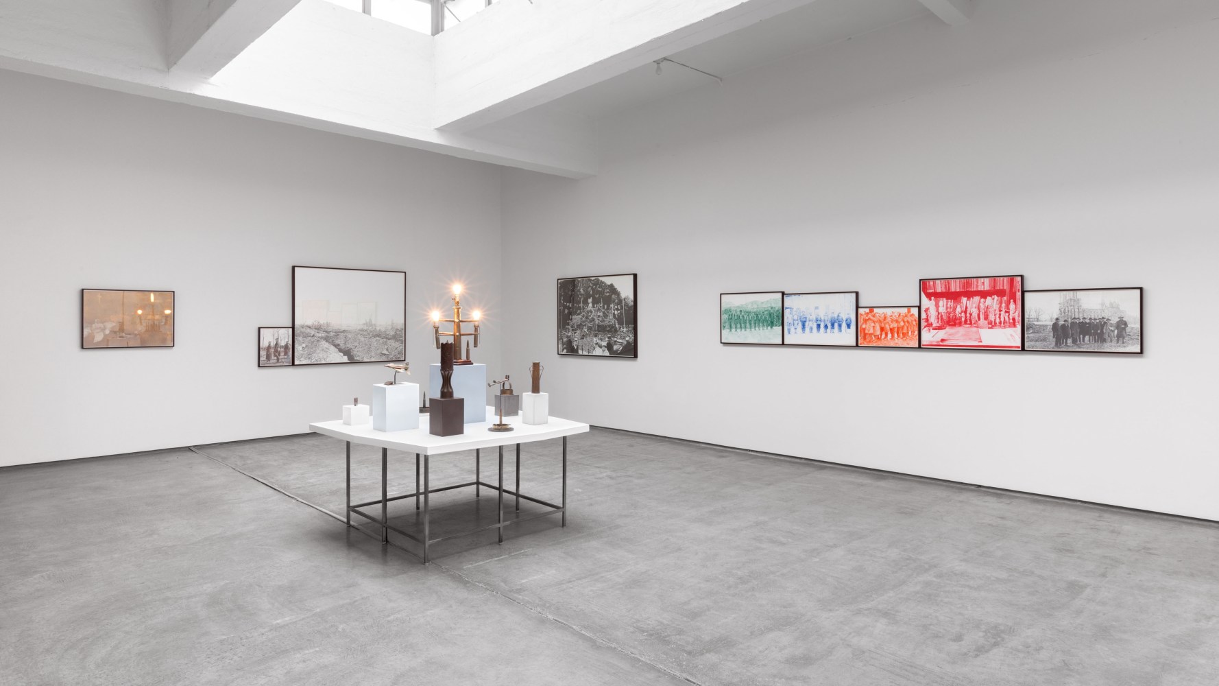 Installation view, Sam Durant, September 12 – October 18, 2014
