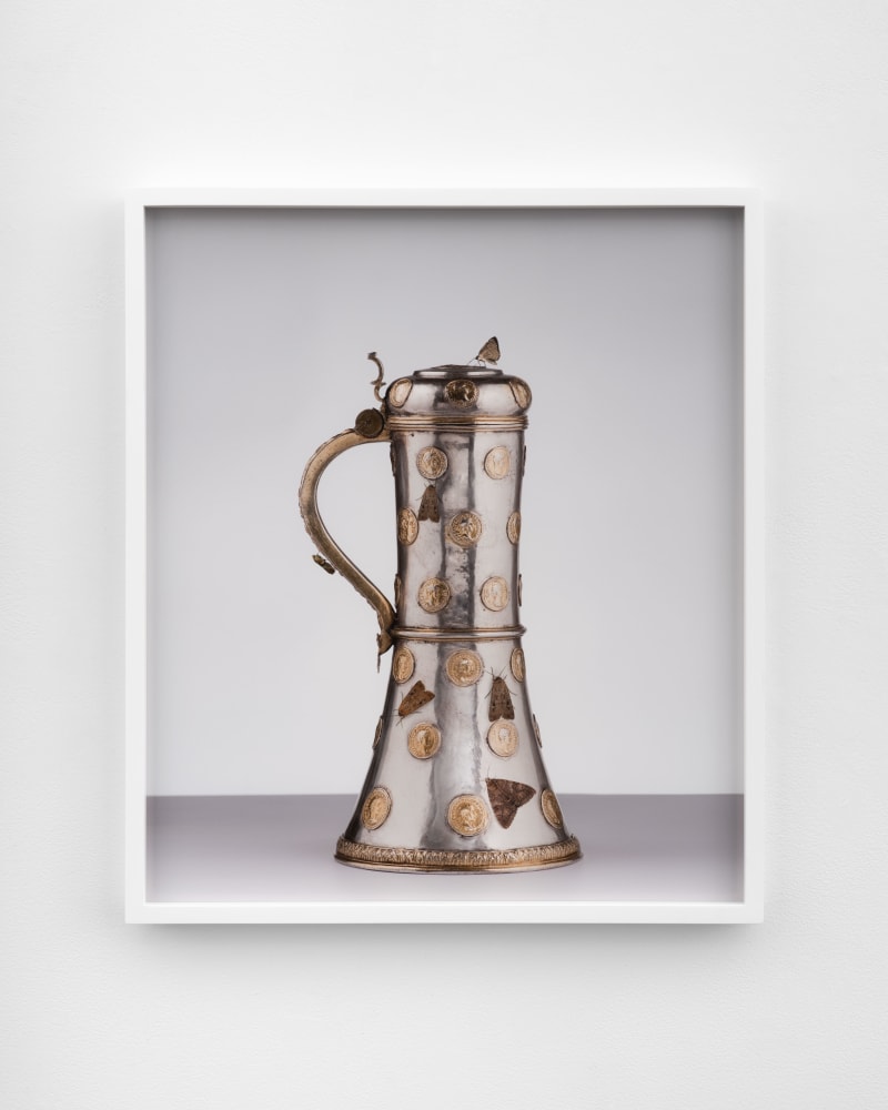 Walid Raad
Epilogue: The Gold and Silver_Moth, 2021
pigmented inkjet print
23 3/4 x 20 1/2 in. (60.3 x 52.1 cm)
Frame: 24 1/2 x 21 1/4 x 1 3/4 in. (62.2 x 54 x 4.4 cm)
Edition 4 of 5, 2 APs
 