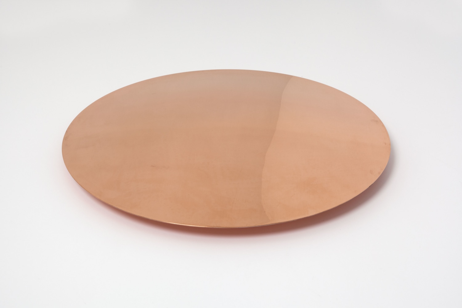 Meg Webster Copper Disk Sometimes Warmed by the Sun, 2015 copper, diameter: 2 x 17 in. (5.1 x 43.2 cm)