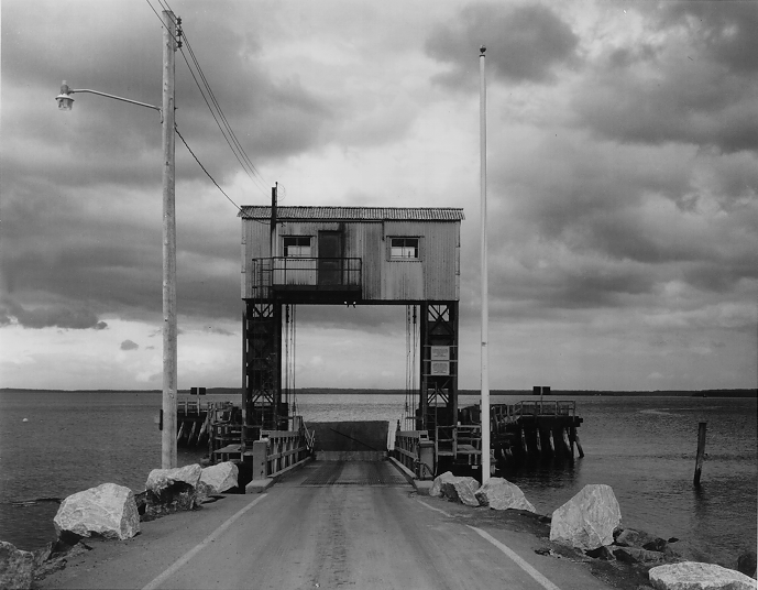 Peter Campus &quot;Lincolnville Ferry&quot; 1982 Silverprint photograph 16&quot; x 20&quot;