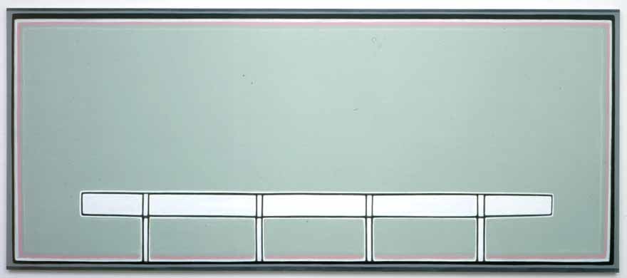Dan Walsh "Kindred Spitits (Left)" 2003 Acrylic on canvas 60 x 140 in.