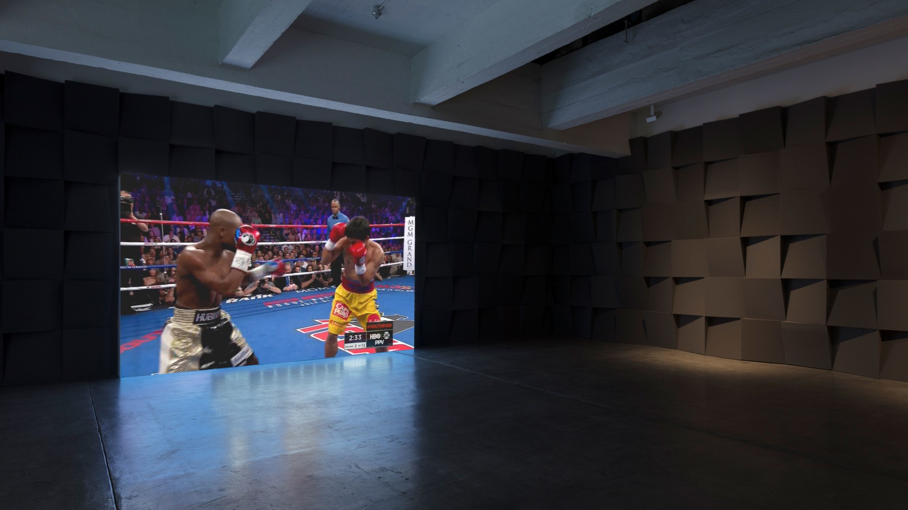 Installation view, Paul Pfeiffer, October 13 – December 17, 2016