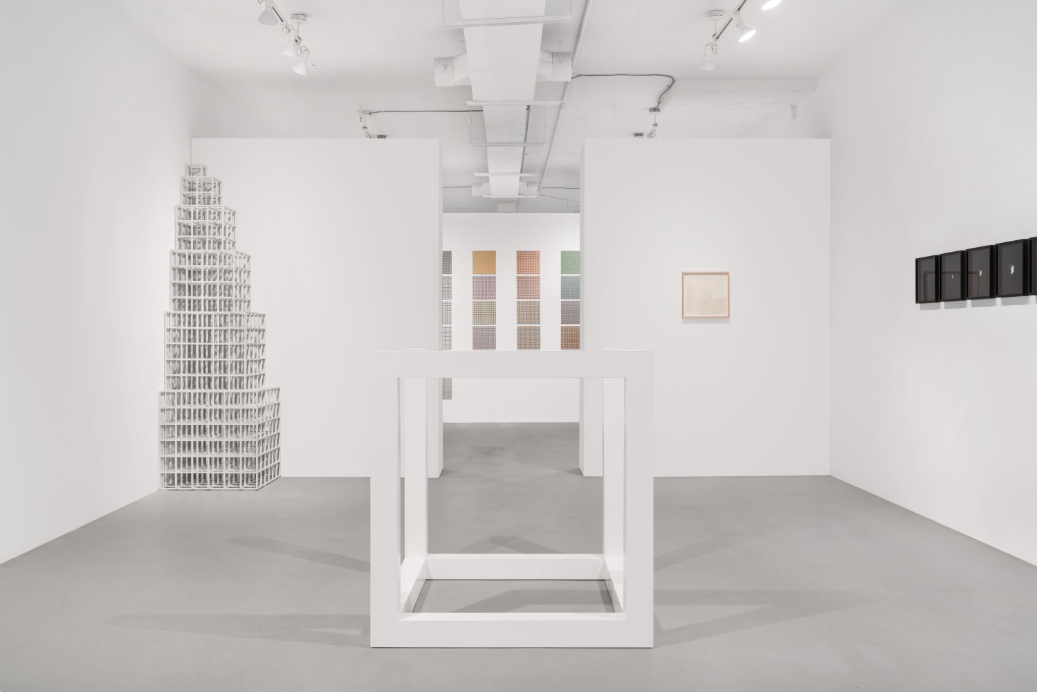 Installation view, Sol LeWitt, Cubic Forms, January 16 – February 7, 2021