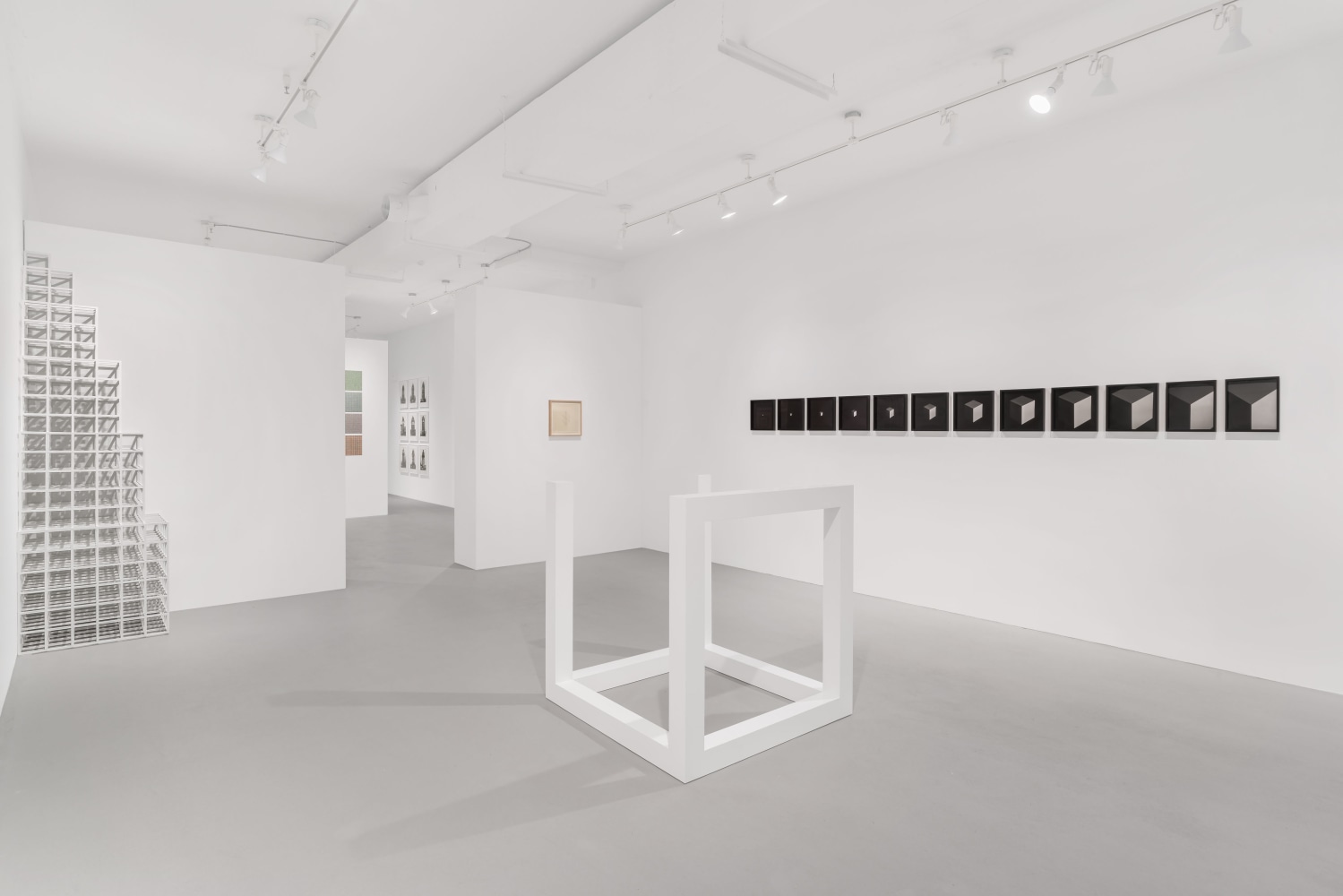 Installation view, Sol LeWitt, Cubic Forms, January 16 – February 7, 2021