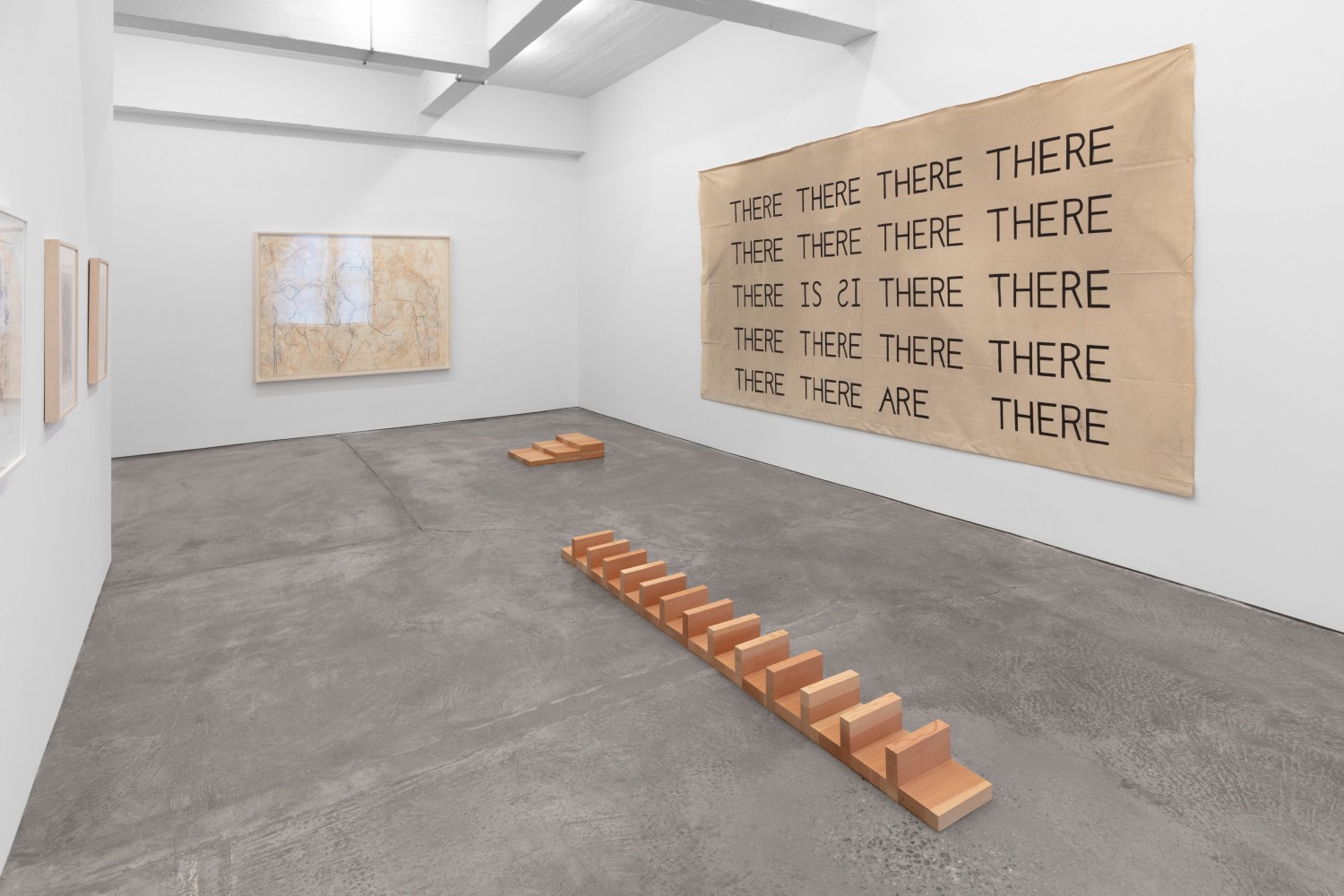 Installation view, Carl Andre, Beatrice Caracciolo, Jan Schoonhoven, Robert Wilson, September 12 &amp;ndash; October 17, 2020