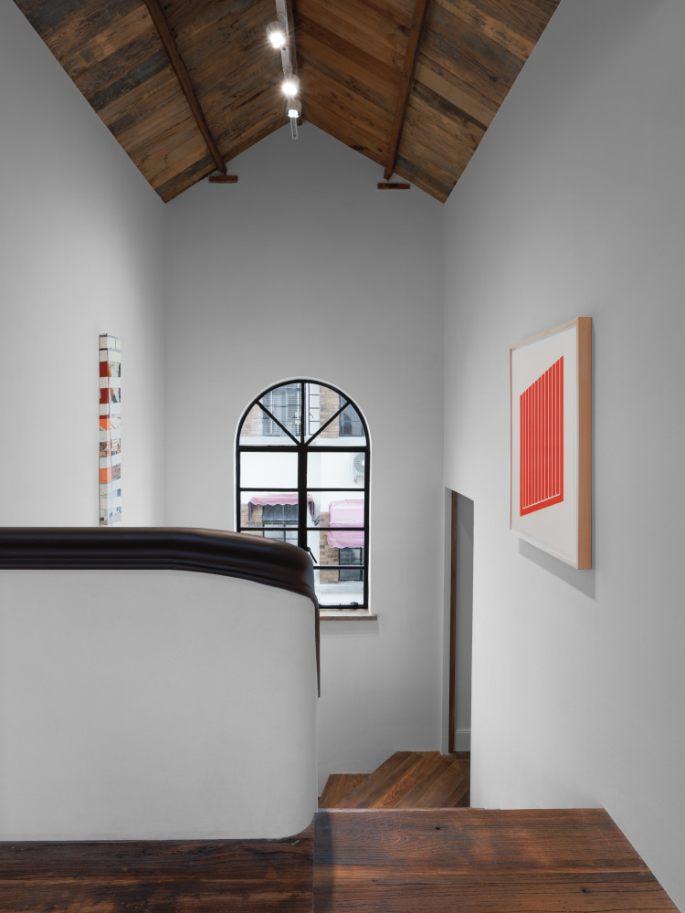 Installation view, Resonance: A Group Exhibition, Paula Cooper Gallery’s special project at No. 30 Yuhua New Village, Shanghai, November 6 - December 26, 2024. Courtesy Paula Cooper Gallery. Photo: LING