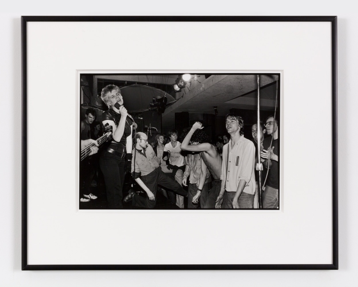 Bruce Conner 27 PUNK PHOTOS:01, PAIN AND PLEASURE: THE AVENGERS, 1978 gelatin silver print image: 8 3/4 x 13 in. (22.2 x 33 cm) frame: 16 1/2 x 20 1/2 in. (41.9 x 52.1 cm) Edition Trial Proof of Edition of 3, 2 APs