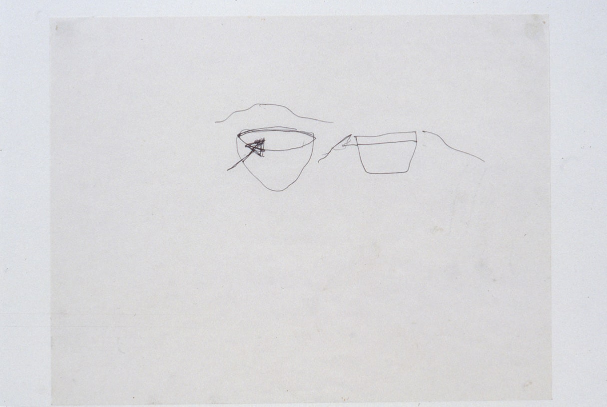 Robert Grosvenor "Untitled" 1997 Ink on paper 8 1/2 x 11 in.