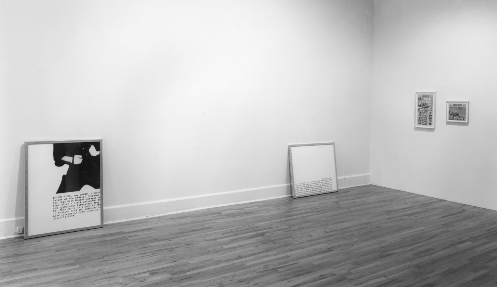 Installation view, Works on Paper, Paula Cooper Gallery, 149 Wooster Street, New York, September 6 - 24, 1994. Photo: D. James Dee.