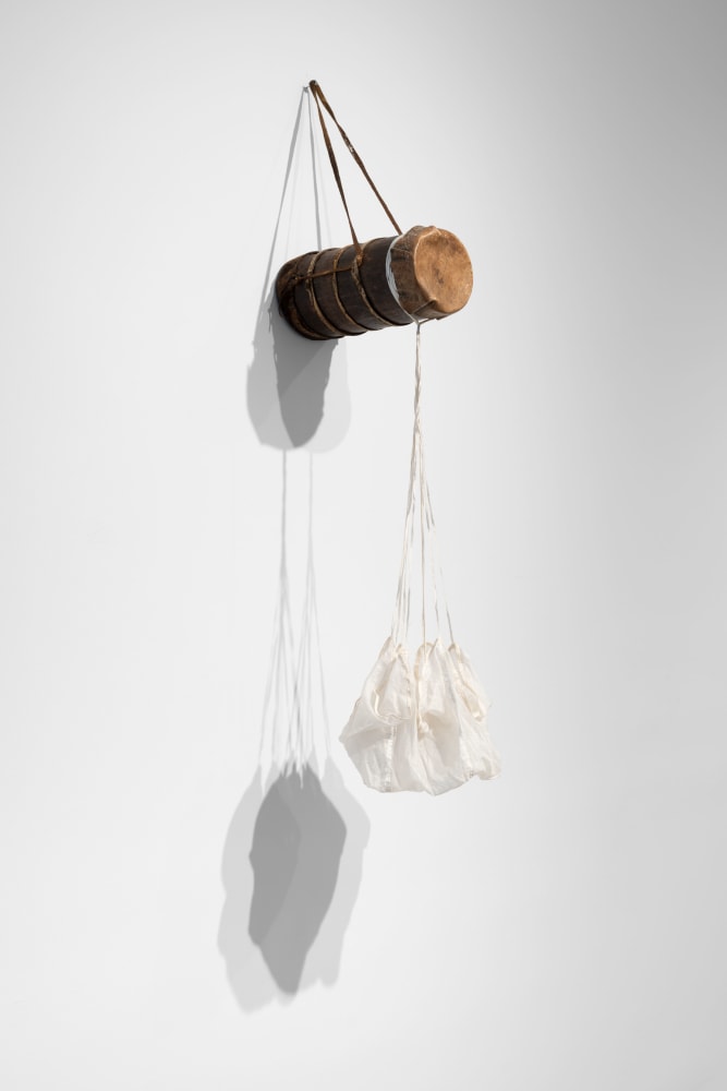 Terry Adkins, Other Bloods (from The Principalities), 2012 drum, rope, and parachute