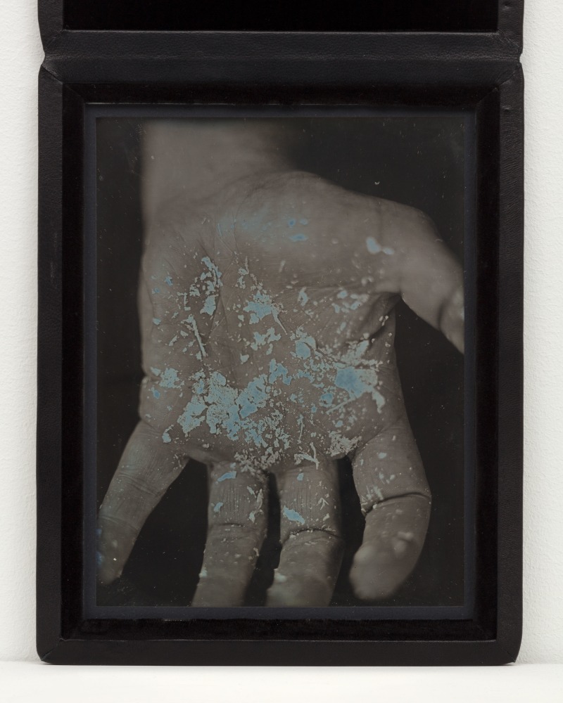 Bing Wright Untitled [Silver on Hand 2], 2010 (detail) full plate daguerreotype box (open): 8 x 19 1/2 x 3/4 in. (20.3 x 49.5 x 1.9 cm)