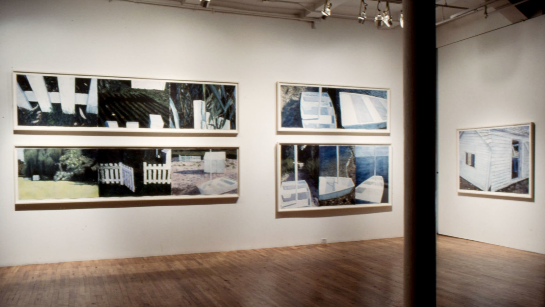 Installation view, Jennifer Bartlett, Paula Cooper Gallery, 155 Wooster Street, New York, February 21 - March 21, 1987. © Jennifer Bartlett. Courtesy Paula Cooper Gallery, New York, Marianne Boesky Gallery, New York, and The Jennifer Bartlett 2013 Trust. Photo: D. James Dee.