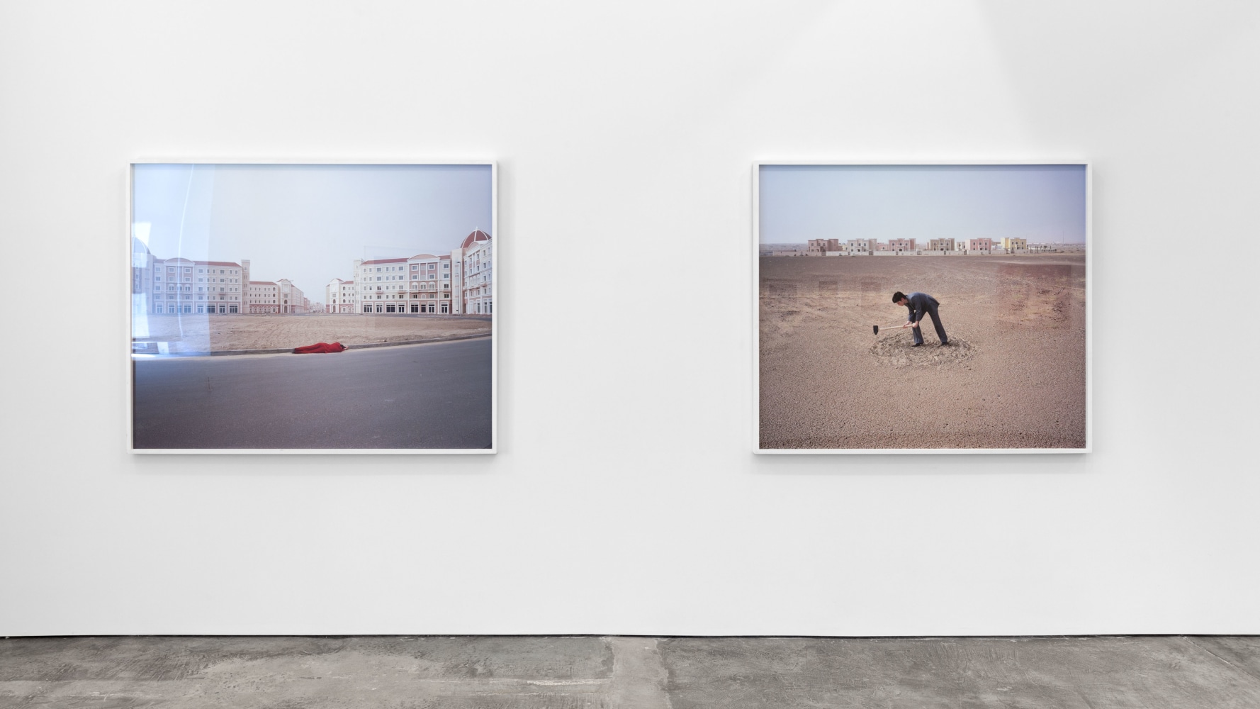 Installation view, Sophie Calle, Hans Haacke, Robert Grosvenor, Robert Gober, Christian Marclay, Carey Young, Photographs, March 26 – April 23, 2016