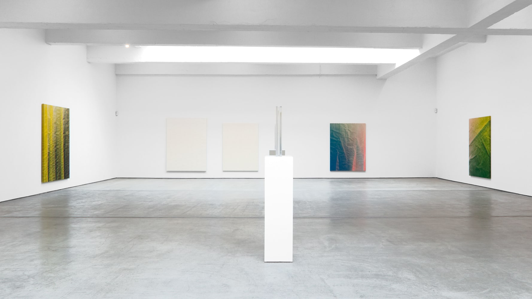 Installation view, Tauba Auerbach, Float, May 5 – June 9, 2012