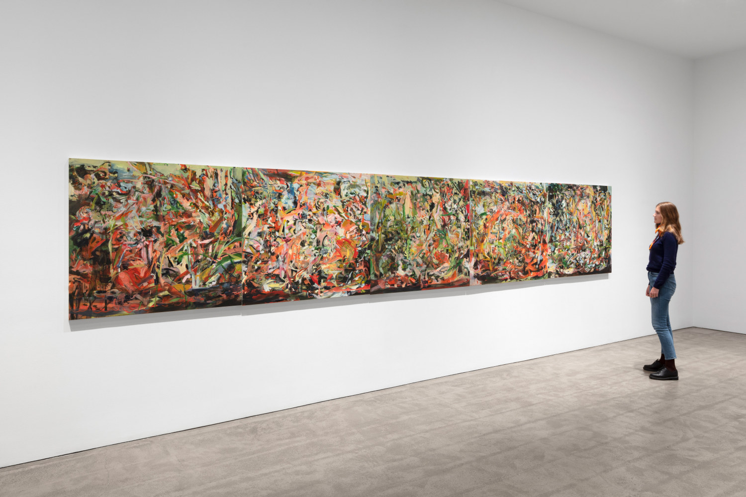Installation view, Cecily Brown, October 15 – November 21, 2020