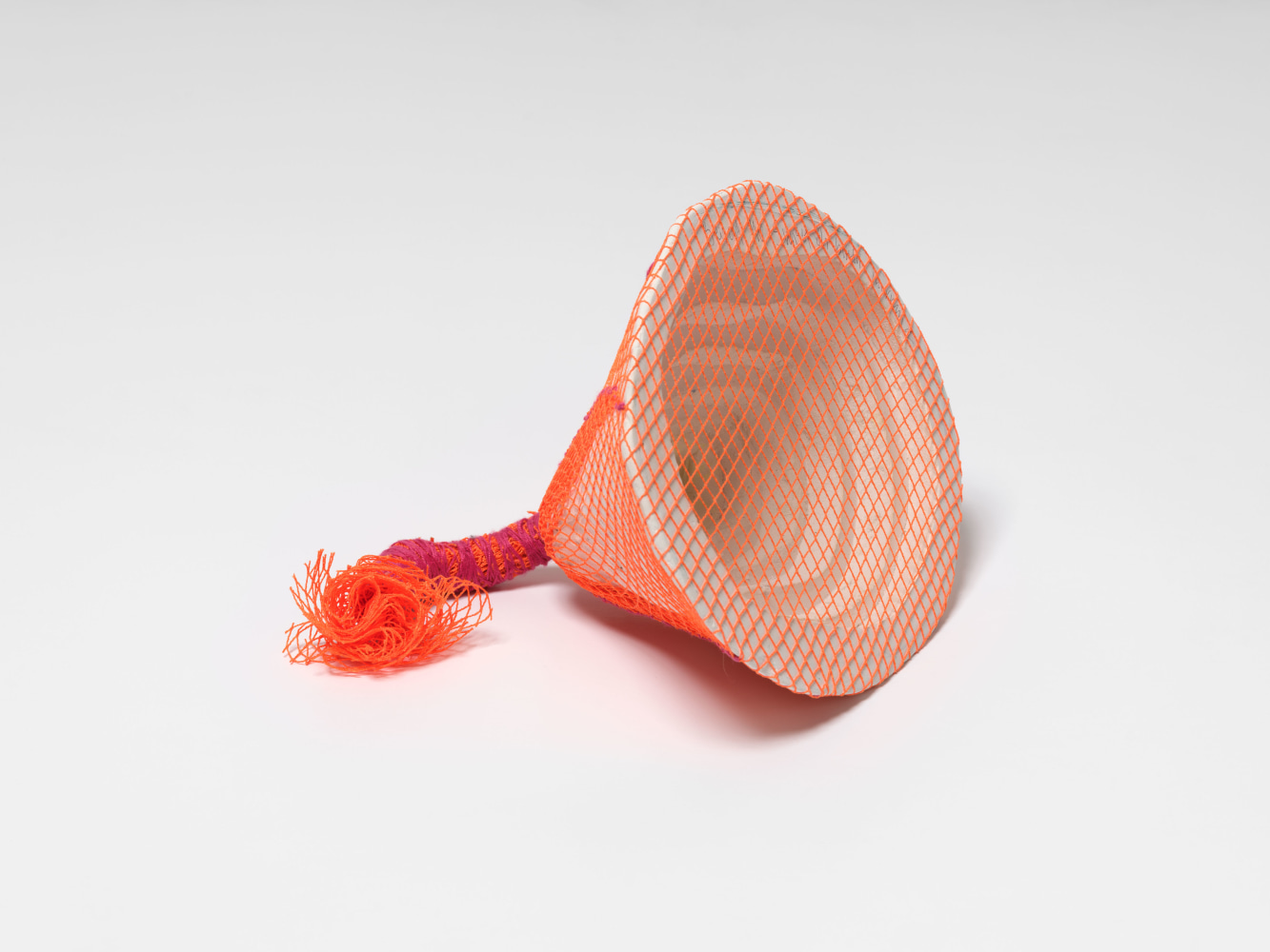 Veronica Ryan Completion, 2023 Hydrocal, thread, ink 6 3/4 x 8 1/2 x 9 in. (17.1 x 21.6 x 22.9 cm)