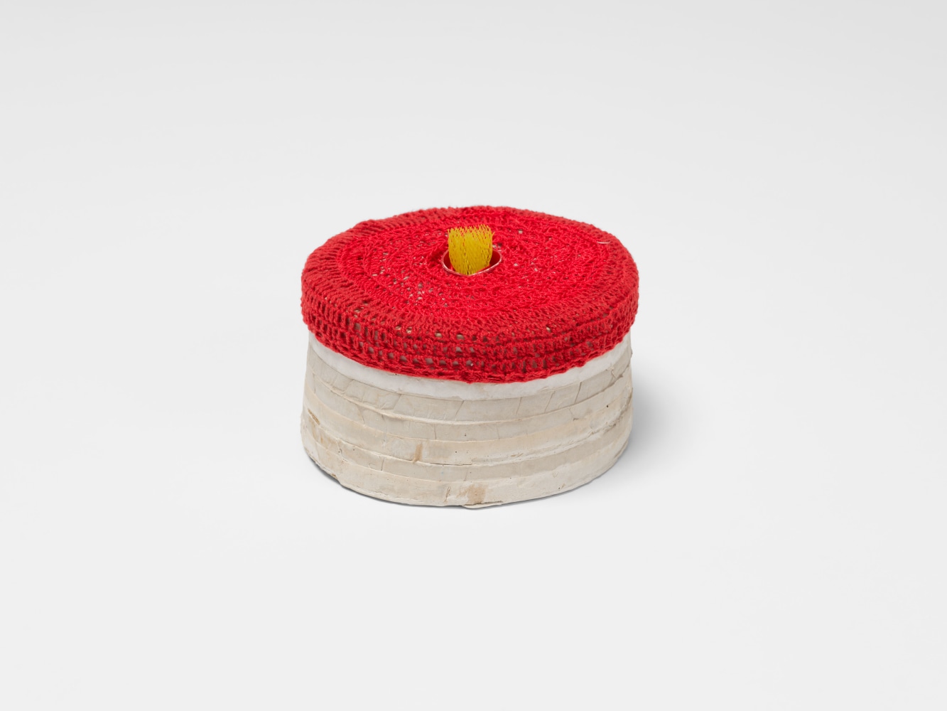 Veronica Ryan Cowrie Moment, mid-2000s Hydrocal, crochet thread, netting, fishing line, cowrie shells 5 x 6 1/2 x 6 1/2 in. (12.7 x 16.5 x 16.5 cm)