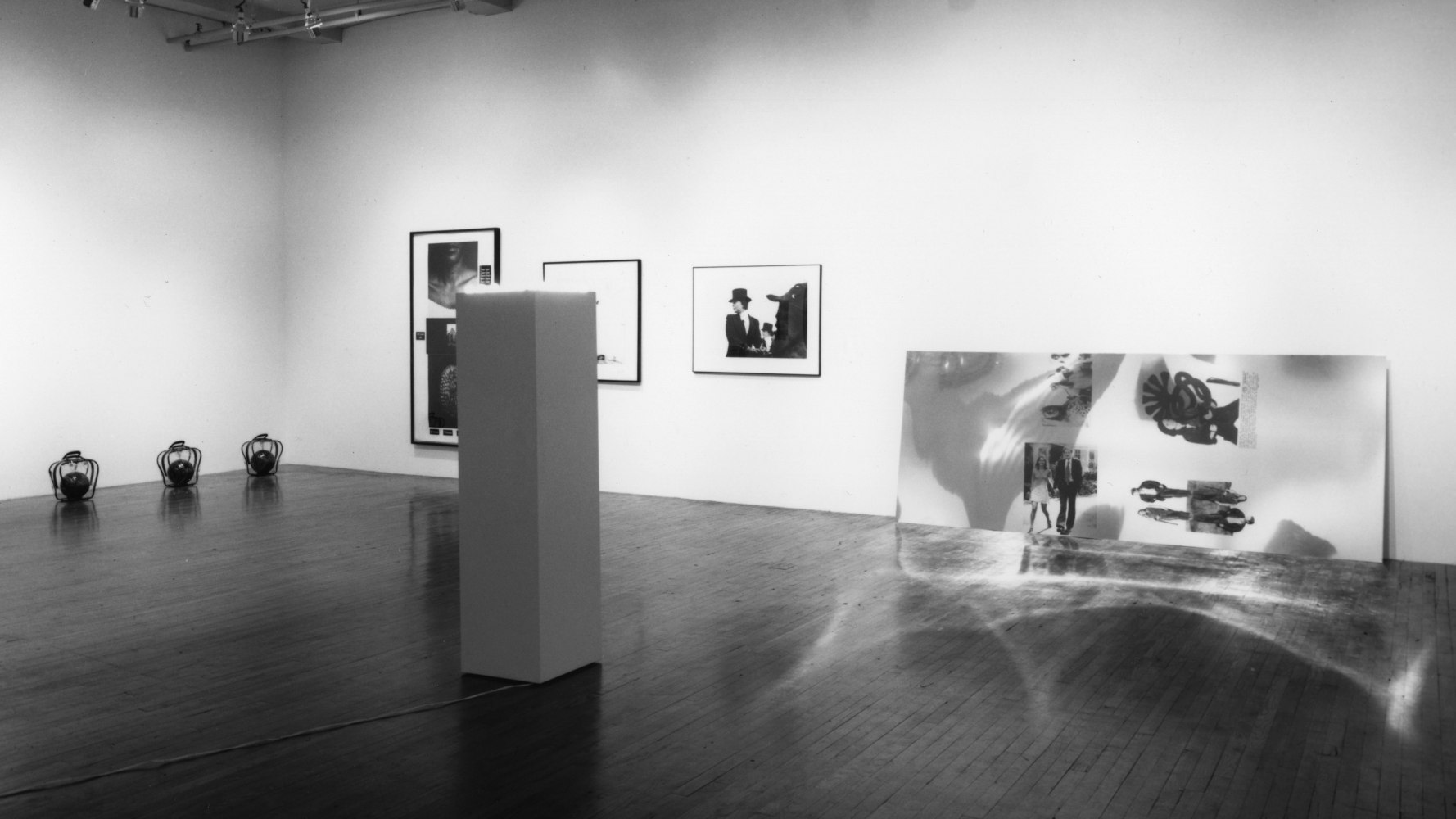 Installation view, Act-Up Benefit Exhibition, Paula Cooper Gallery, 155 Wooster Street, New York, December 5 - 21, 1991. Photo: Zindman Fremont.