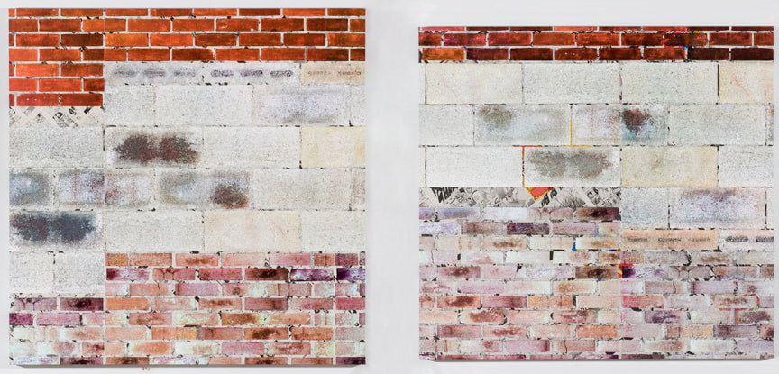 Kelley Walker "Untitled" 2008 four-color process silkscreen on canvas with Japanese Manga Book and Shonen Jump; June overall: 60 x 140 in.