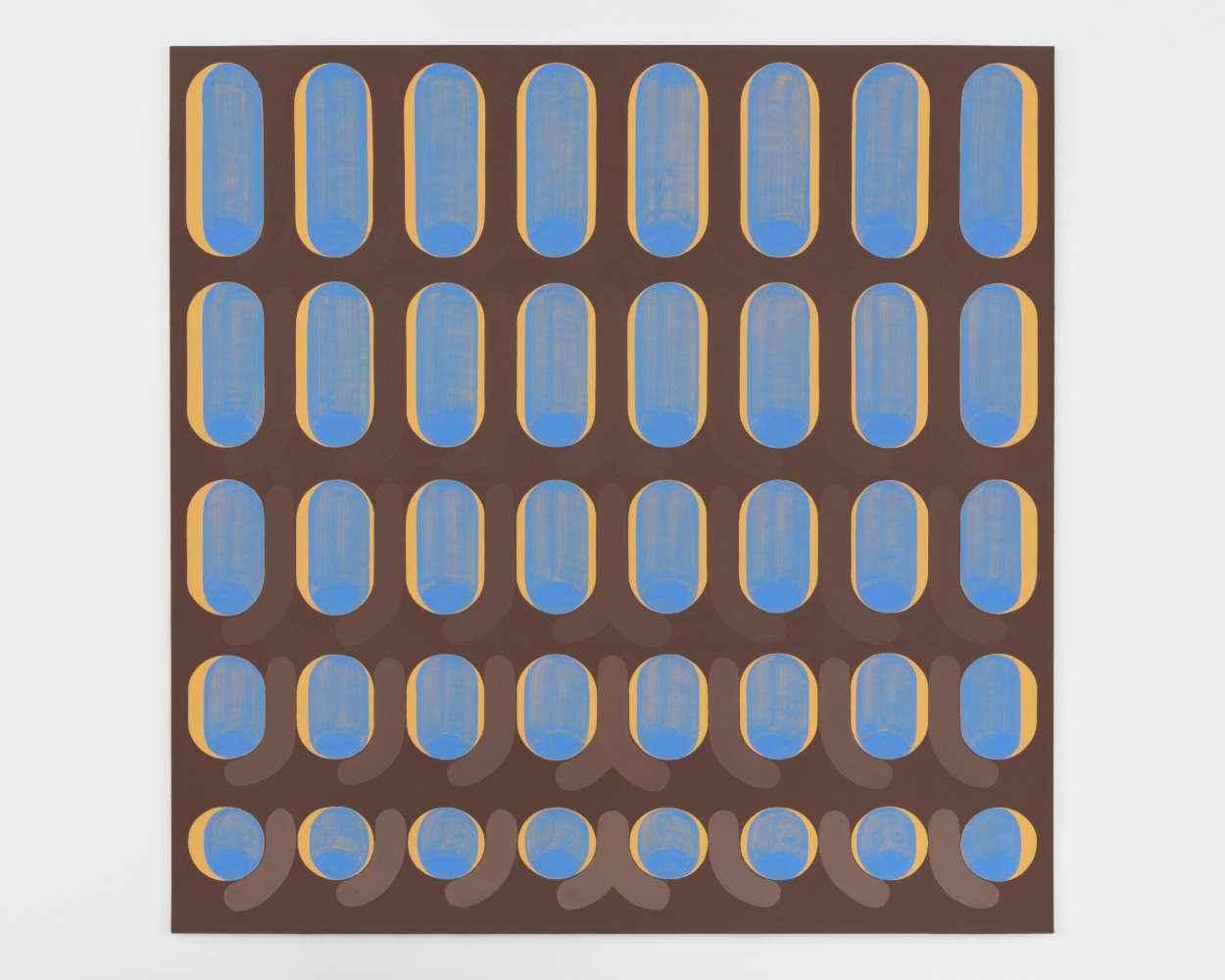 Dan Walsh, FA-IV (Existentialism), 2020 acrylic on Fabriano Artistico paper, 29 1/2 x 29 1/2 in. (74.9 x 74.9 cm)