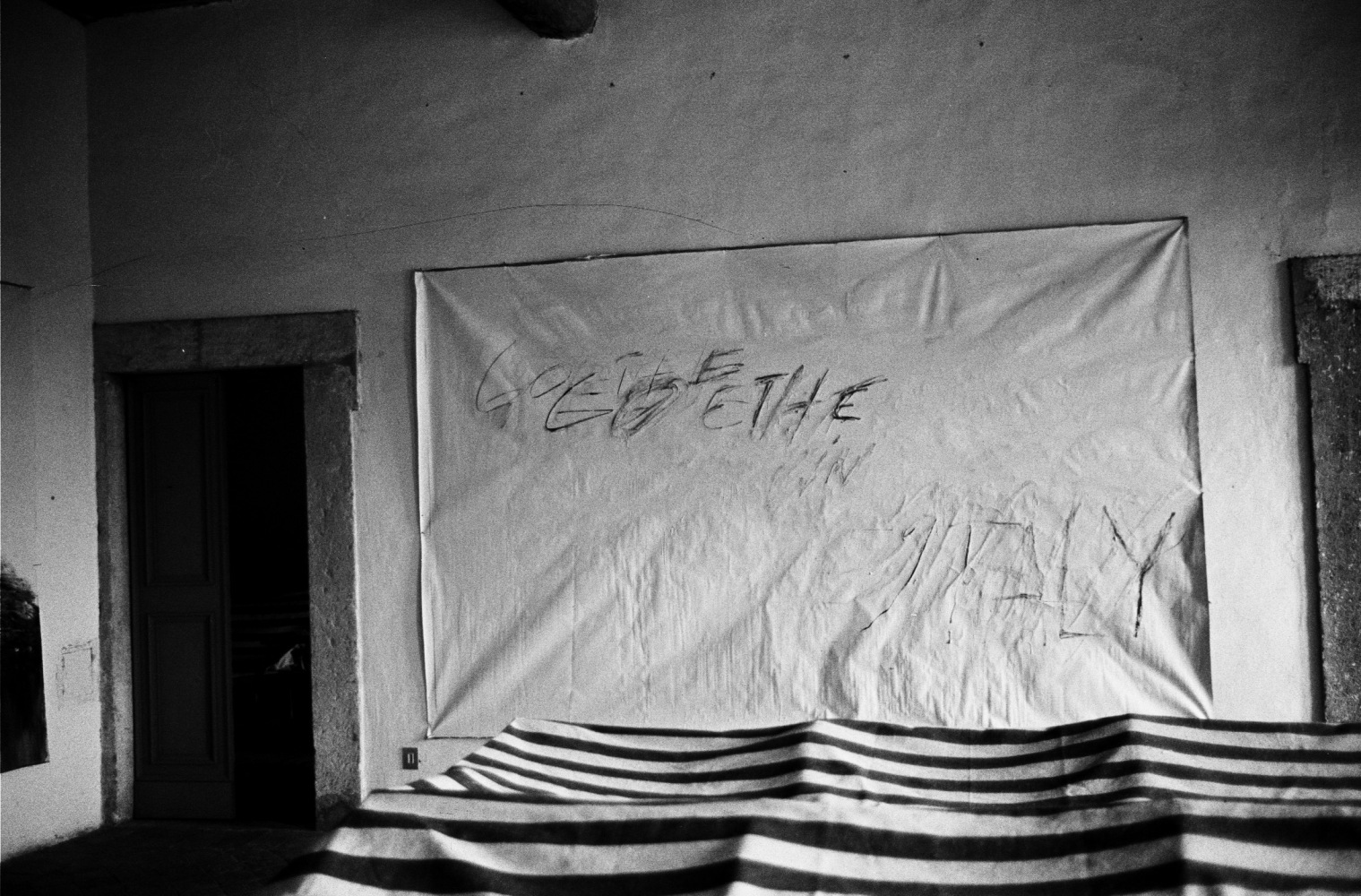 Annabelle D'Huart &quot;Cy Twombly, Rome, August, 1978&quot; 1978 Gelatin silver print 15 15/16 x 19 15/16 in.