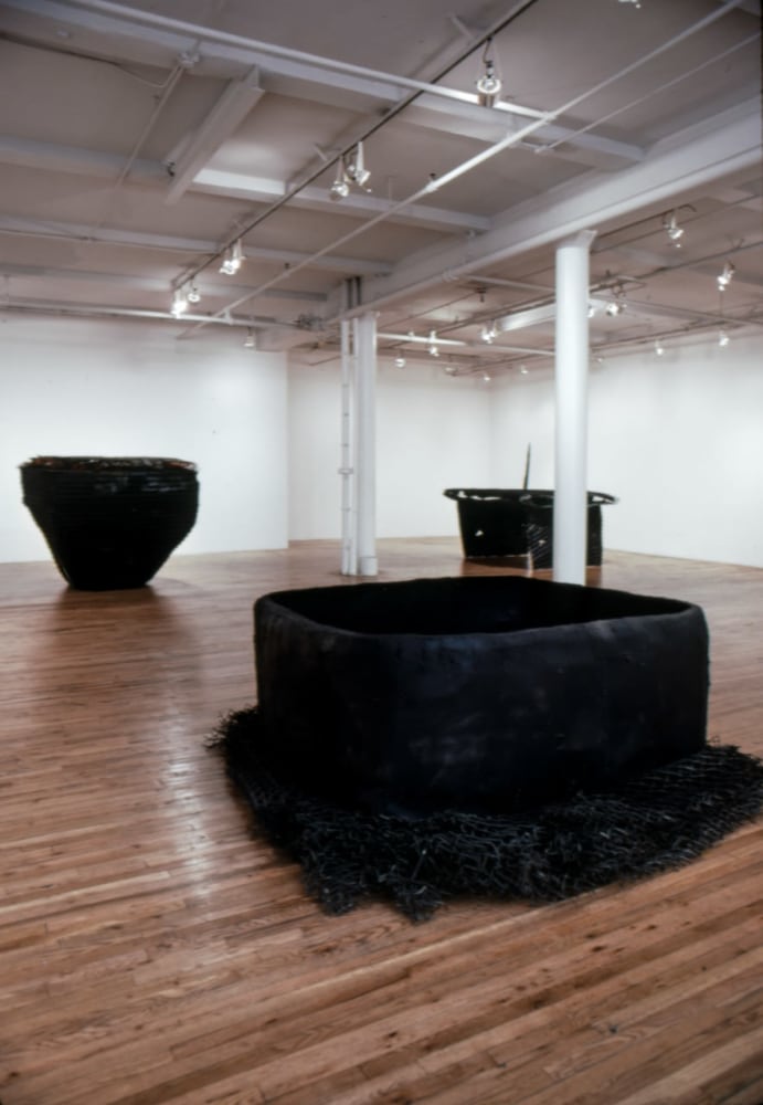 Installation view, Robert Grosvenor, Paula Cooper Gallery, 155 Wooster Street, New York, April 5 -26 1986. © Robert Grosvenor. Courtesy Paula Cooper Gallery, New York. Photo: Andrew Moore.