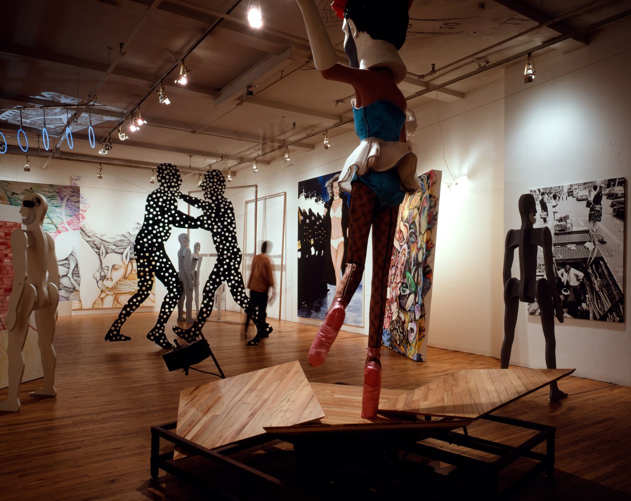 Installation view, Jonathan Borofsky, Paula Cooper Gallery, 155 Wooster Street, New York, November 5 - December 3, 1983. © Jonathan Borofsky. Courtesy Paula Cooper Gallery, New York. Photo: Eeva Inkeri.