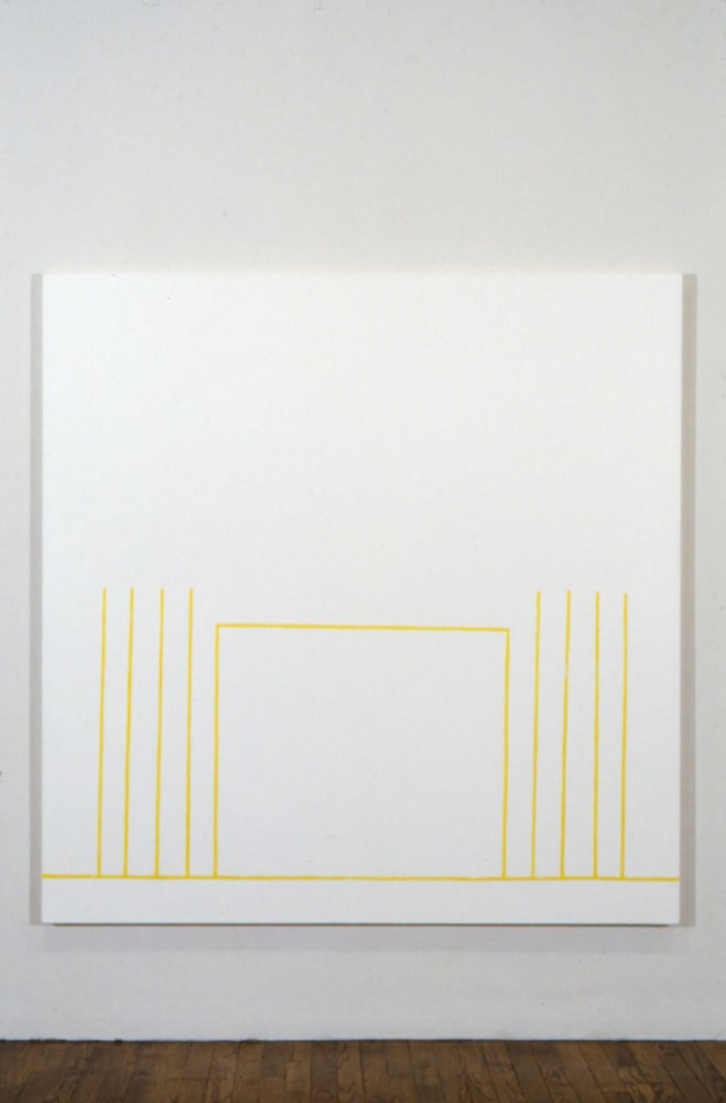 Dan Walsh &quot;Observance&quot; 1994 Acrylic on canvas 60&quot; x 60&quot;